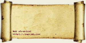 Jabuka Poljaković vizit kartica